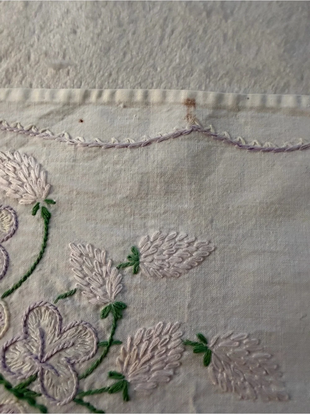 Vintage Antique Embroidered Table Covers Runners Lot of 3
